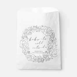 ベビーエレガント冬のシャワーライン外は寒い フェイバーバッグ