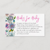 ベビーエレガント招待状外装カード用ブック エンクロージャーカード (正面)
