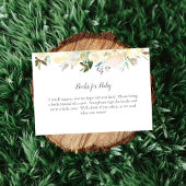 ベビーエレガント白薔薇の本 エンクロージャーカード