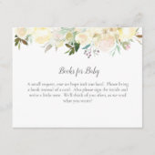 ベビーエレガント白薔薇の本 エンクロージャーカード (正面)