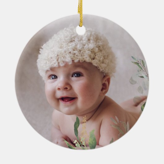 ベビーエレガント第1回クリスマスグリーナリーゾウ セラミックオーナメント (裏面)