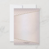 ベビーエレガント誕生写真アナウンスメントカード サンキューカード (裏面)