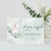 ベビーエレファントグリーンユーカリ金ゴールドディパーラッフル エンクロージャーカード (スタンド正面)