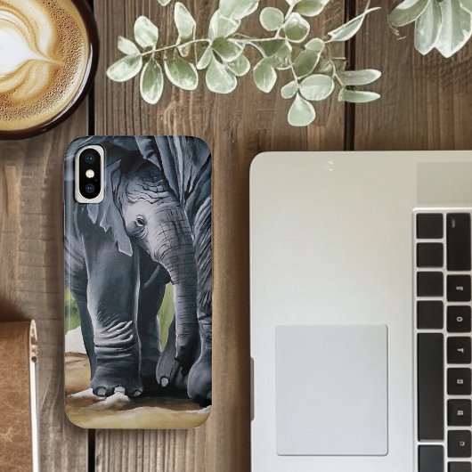 ベビーエレファントグレイケイト Case-Mate iPhoneケース