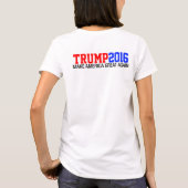 ベビーエレファントトランプ2016大統領 Tシャツ (裏面)