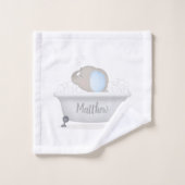 ベビーエレファントバブルバス バスタオルセット (ウォッシュタオル)