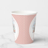 ベビーエレファントリトルピーナッツガールフローラシャワー 紙コップ (右)