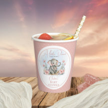 ベビーエレファントリトルピーナッツガールフローラシャワー