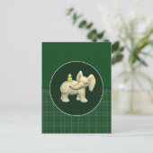 ベビーエレファント&フロッグ ポストカード (スタンド正面)