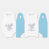 ベビーエレファント&ブルーバルーンベビーシャワー フェイバーボックス (見開き)