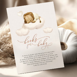 ベビーエンクロージャカードのクラウドブックにライオン ノートカード