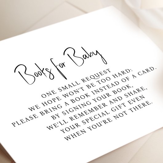 ベビーエンクロージャカードミニマリスト用ブック エンクロージャーカード