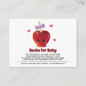 ベビーエンクロージャカード用の私たちの目の本のリンゴ エンクロージャーカード (正面)