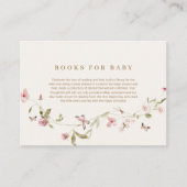 ベビーエンクロージャカード用バニーピンクフローラブック エンクロージャーカード (正面)