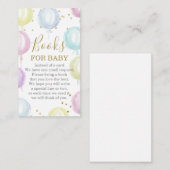 ベビーエンクロージャカード用パステル風船ブック エンクロージャーカード (正面/裏面)