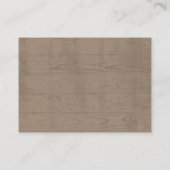 ベビーエンクロージャカード用ブッ素朴ク – Woodland Ba エンクロージャーカード (裏面)