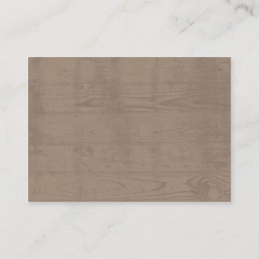 ベビーエンクロージャカード用ブッ素朴ク – Woodland Ba エンクロージャーカード (裏面)