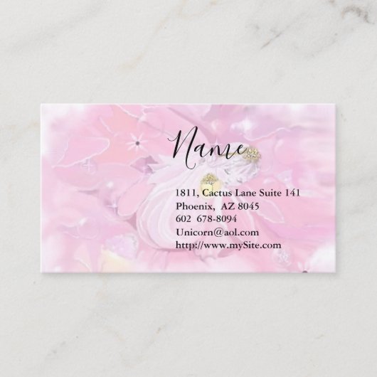 ベビーエンジェルビジネスカード 名刺 (正面)