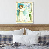 ベビーエンジェルブルーベル キャンバスプリント (インサイチュ (寝室))