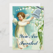 ベビーエンジェルブルーベル 招待状 (正面/裏面)