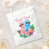 ベビーオウム双生児 フェイバーバッグ (クリップ留めされた状態)