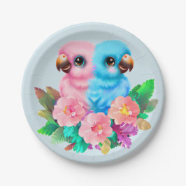 ベビーオウム双生児 ペーパープレート