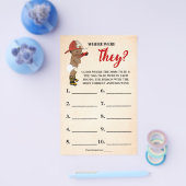 ベビーオウム消防士がシャワーゲームカードを持っていた場所 チラシ (シングル)