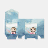 ベビーオッターガールベビーシャワー フェイバーボックス (折り畳みなし)