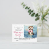 ベビーオッターベビーバンプゲーム推測ママの腹のサイズ エンクロージャーカード (スタンド正面)