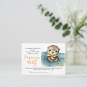 ベビーオッターベビーバンプゲーム推測ママの腹のサイズ エンクロージャーカード (スタンド正面)