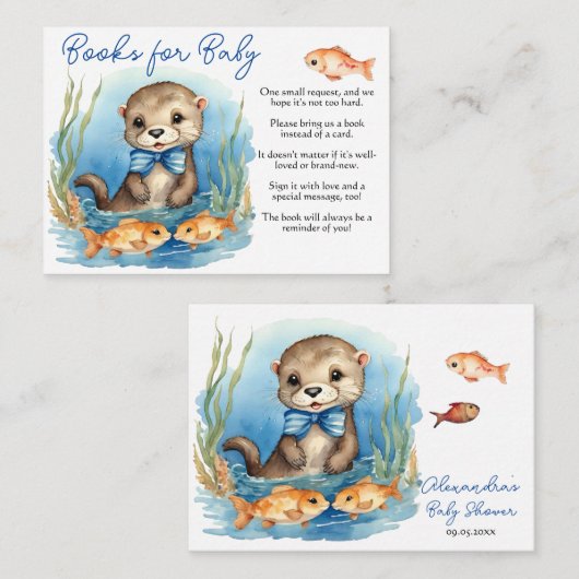 ベビーオッターボーイブックスベビー エンクロージャーカード (正面/裏面)