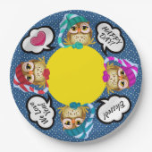 ベビーオベビーパーティー商品紙プレート ペーパープレート (正面)