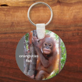 ベビーオランウタンインツリー キーホルダー (正面)