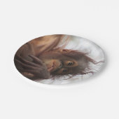 ベビーオランウタン紙プレート ペーパープレート (アングル)