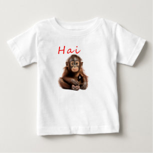 ベビーオラングタン ベビーTシャツ