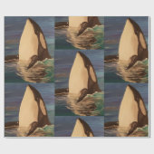 ベビーオルカラッピング紙 ラッピングペーパー (フラット)