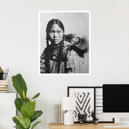 ベビーオンエスキモマムズバック1906 ポスター (ホームオフィス)