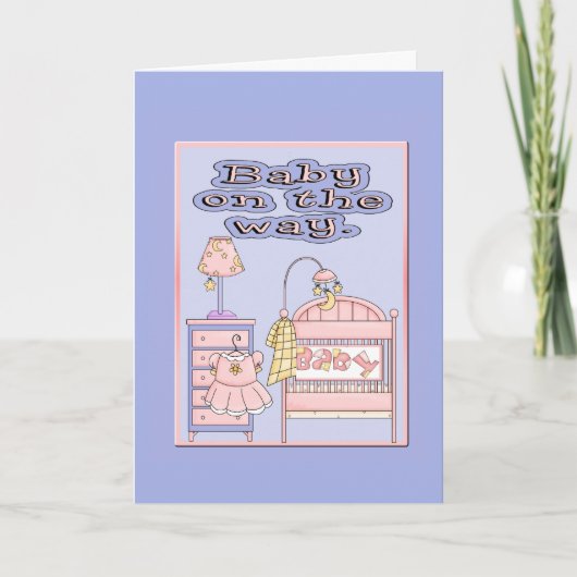 ベビーオンザウェイ 招待状 (正面)