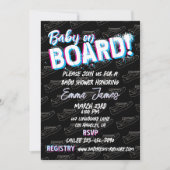 ベビーオンスケートボードシューズ男女兼用- - 招待状 (正面)