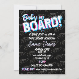 ベビーオンスケートボードシューズ男女兼用- - 招待状