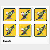 ベビーオンスケートボード スクエアシール (シート)