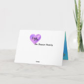 ベビーオンボードおめでとう女子誕生 カード (裏面)