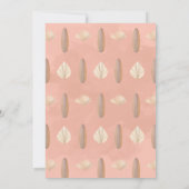 ベビーオンボードアロハベビーガールシャワー招待状 招待状 (裏面)