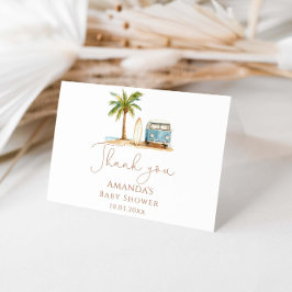 ベビーオンボードサマーベビーシャワー サンキューカード