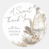 ベビーオンボードサンキューベイビーシャワービーチ ラウンドシール (正面)