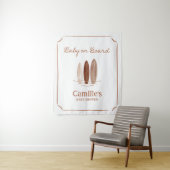 ベビーオンボードサーフィンシャワーウェルカムタペストリー タペストリー (インサイチュ)