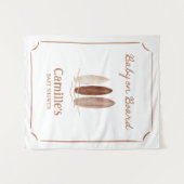 ベビーオンボードサーフィンシャワーウェルカムタペストリー タペストリー (正面(横))