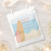 ベビーオンボードサーフィンビーチベビーシャワー フェイバーバッグ (クリップ留めされた状態)