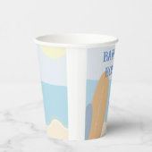 ベビーオンボードサーフィンビーチベビーシャワー 紙コップ (右)