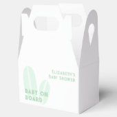 ベビーオンボードサーフィンビーチ水色ベビーシャワー フェイバーボックス (オープン)